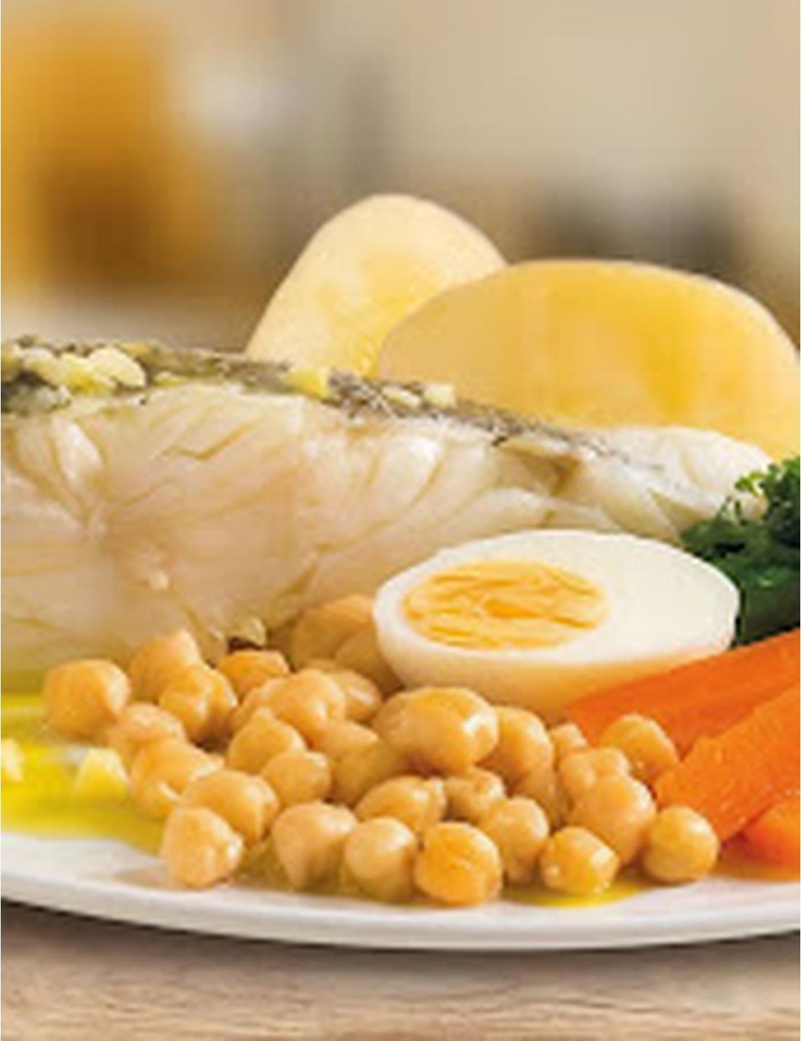 Bacalhau com grão